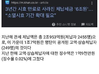 악성 세금 체납자들이 안 내고 버티는 이유