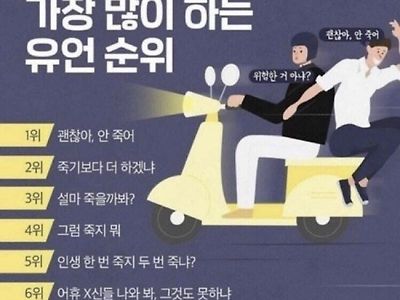 남자들이 가장 많이 하는 유언