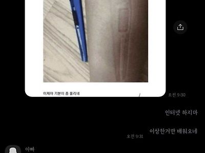 인터넷에서 이상한거 배워오는 아빠