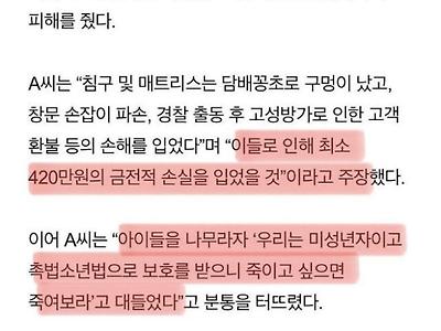 작년 촉법소년 난동 레전드