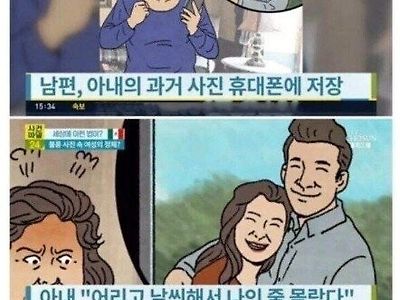 아내가 불륜사진 보고 흉기로 남편을 가격