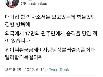 대기업 합격 자소서 클라스