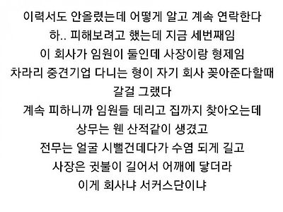 스타트업 취직 제안 받은 백수