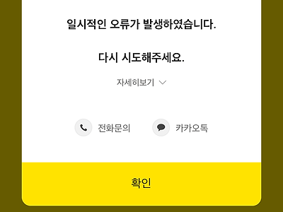 실시간 카카오뱅크 오류 발생함
