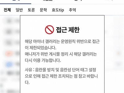 디씨 최단기간에 폐쇄당한 마이너 갤러리