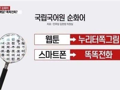 국립국어원, 스마트폰 웹툰 순화어