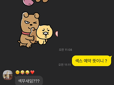 남편이 카톡임티 그짤 모르는척 하는건가요..ㅎ
