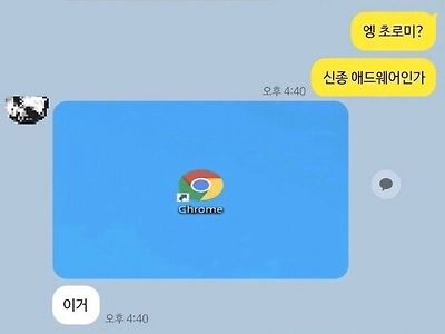 내 컴퓨터에 초로미가 깔렸는데