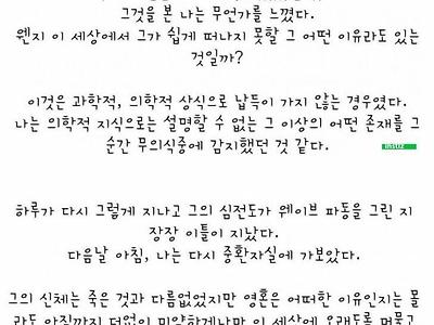 어느 의사의 인턴시절 경험담