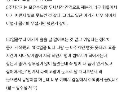 아이를 싫어하는사람이 아이를 가졌을때