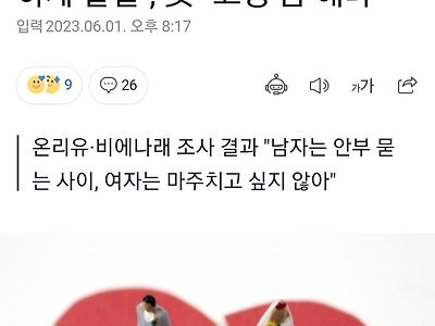 돌싱남 :  전처 잘 살길 / 돌싱녀 :  전남편 고생하길