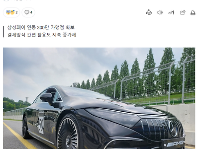 네이버페이 결제액 신기록 달성... 벤츠 구입자 나왔다 ㄷㄷㄷ jpg