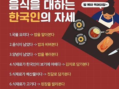 처음 보는 음식을 대하는 한국인의 자세+2