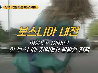 [현대사] 최악의 대학살 '보스니아 내전'