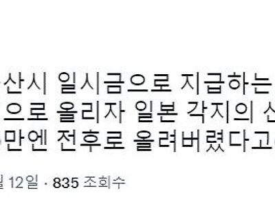 일본의 저출산 대책 근황