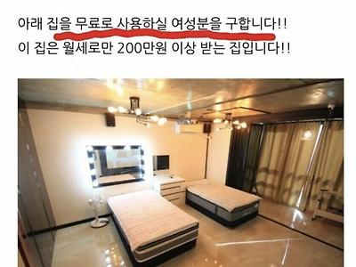 월세 200 아파트를 무료로 주려는 사람