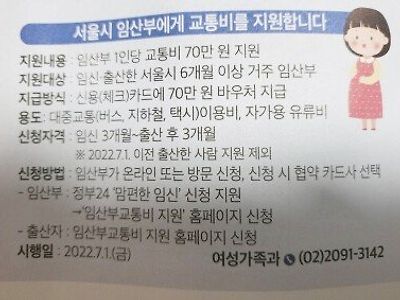 다문화가정 임산부는 '제외'…서울시 교통비 지원 차별 논란