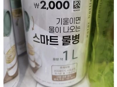 혁신적인 다이소 스마트 물병