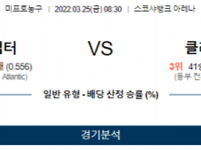 3월 25일 토론토 클리블랜드 NBA 농구 분석