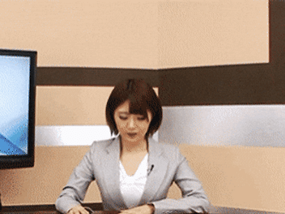 일본 뉴스 진행중 지진