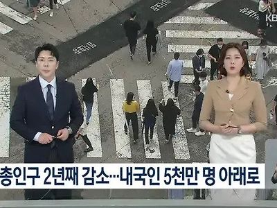 대한민국 인구 근황
