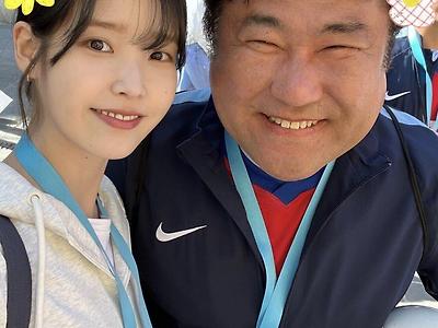 아이유 고창석 얼굴크기차이 ㄷㄷ