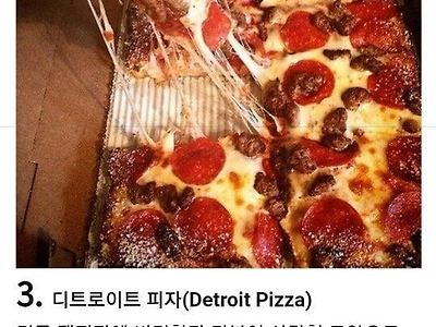 세계의 다양한 피자들에 대해 알아보자.
