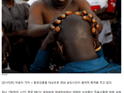 탈모인이 살해당하는 나라...