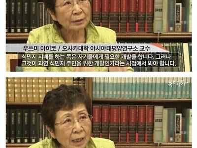 식민지 근대화론 관련 한국인의 논리에 분노한 일본인