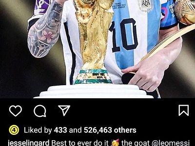'메시가 GOAT' 댓글단 린가드는 호날두에게 언팔당한것으로 추정됨