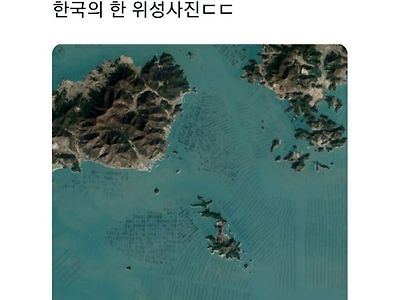 해외에서 미스테리였던 한국의 한 위성사진