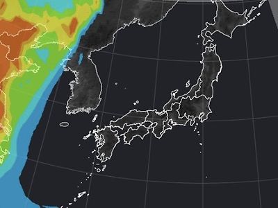 한반도 미세먼지 상황