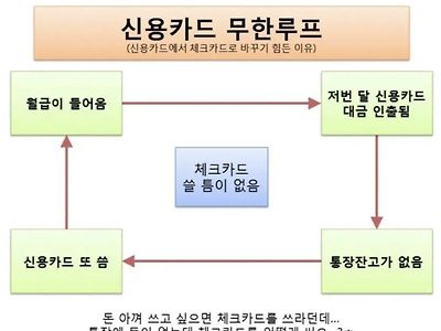 체크 카드를 쓸 수 없는 이유