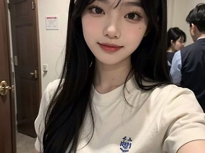 AI야 셀카찍는 예쁜 여고생을 그려줄래?
