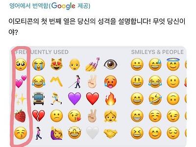 이모티콘에 대해서 30만알티 넘은 트윗