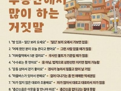 많이 하는 거짓말