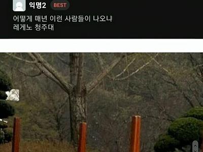 청주대에 나타난 니코 로빈