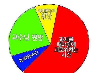 과제하는데 걸리는 시간