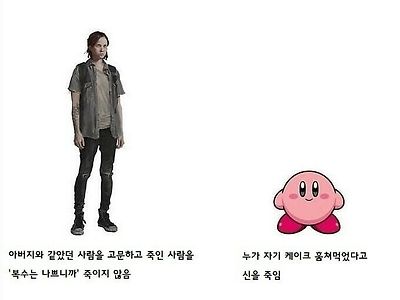 복수에 대한 관점 차이