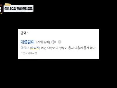 의외로 표준어