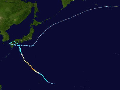 우리나라에 영향을 준 특이한 태풍경로모음