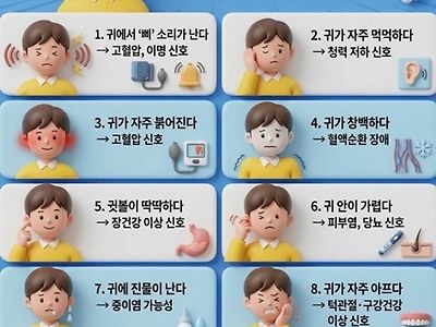 귀가 보내는 이상 신호