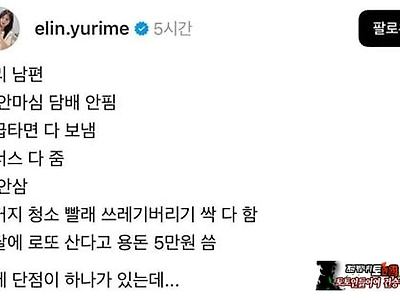 완벽한 남편의 단점