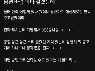 밤마다 당근하러 나간다면