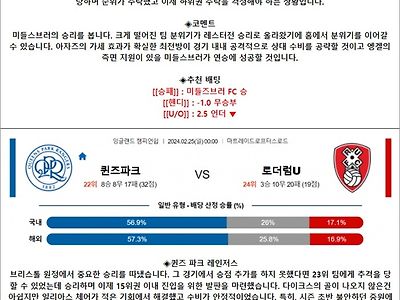 2월 24-25일 잉글랜드 챔피언쉽 10경기