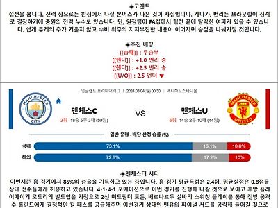 3월 03-04일 EPL 2경기