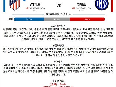 3월 14일 UCL 2경기