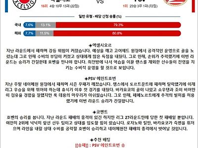 4월 03일 에레디비 3경기