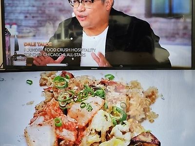 해외 요리 프로그램에서 나온 김치볶음밥