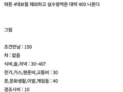 연봉 6000도 살기 빠듯한 이유